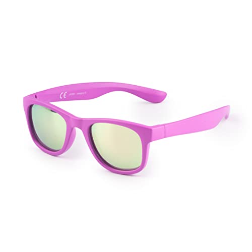 Kiddus Sonnenbrille aus Recycelten Fischernetzen. Für Mädchen und Jungen ab 12 Jahren. UV400 100% Schutz vor UVA-Strahlen. Helfen Sie mit, Meeresabfälle zu Reduzieren