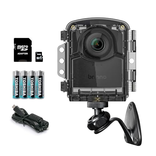 Brinno TLC2020 Outdoor Time Lapse Bundle mit: Full HD Kamera, IP67 wasserdichtes Gehäuse (ATH1000), sichere Halterung (AWM1000) - HDR - 99 Tage Akku