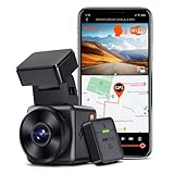 VANTRUE E1 2.7K Dashcam Mini Auto WiFi GPS, 2.5K 1440P/60FPS Dash Cam Fernbedienung Sprachsteuerung, 24Std. Puffer Parküberwachung, HDR Super Nachtsicht, 1.54 Zoll 160°Versteckte Autokamera, max. 1TB