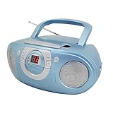 Soundmaster SCD5100BL Radio Kassettenspieler mit CD Spieler in blau