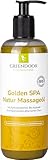 500ml Sparpackung Greendoor Massageöl Golden SPA, natur-reines BIO Jojobaöl und Aprikosenkernöl, Öl für natürliche Massage, entspannender Duft, hervorragendes Körperöl, Weihnachten Geschenke