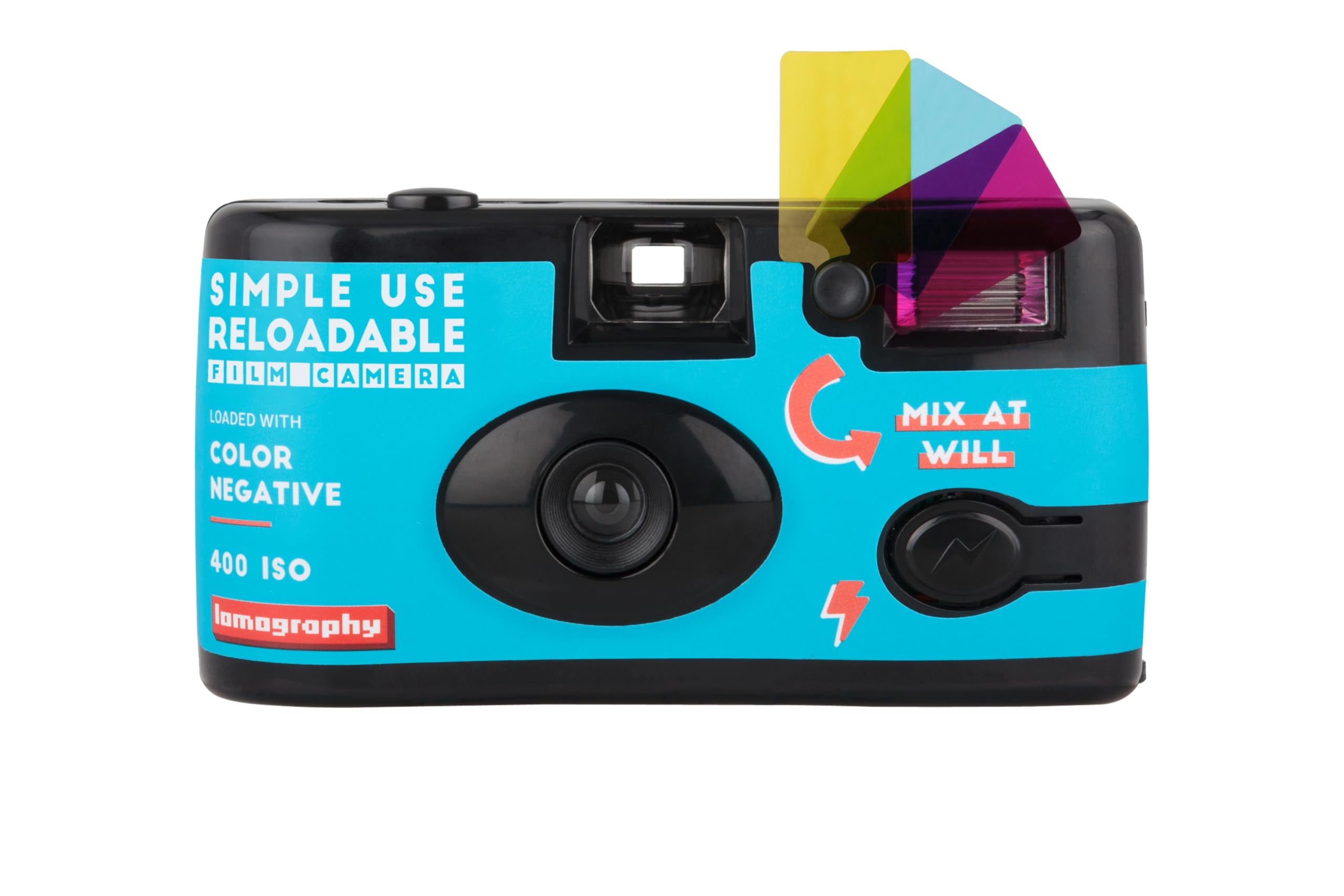 Lomography Simple Use Reloadable Film Camera Color Negative 400 Film