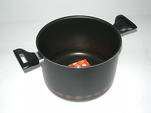 ALLUFLON Costanza Kochtopf 18 cm 7.50 Liter, Aluminium, schwarz, 18