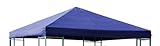 DEGAMO Ersatzdach für Pavillon 3x3 Meter blau, wasserdicht