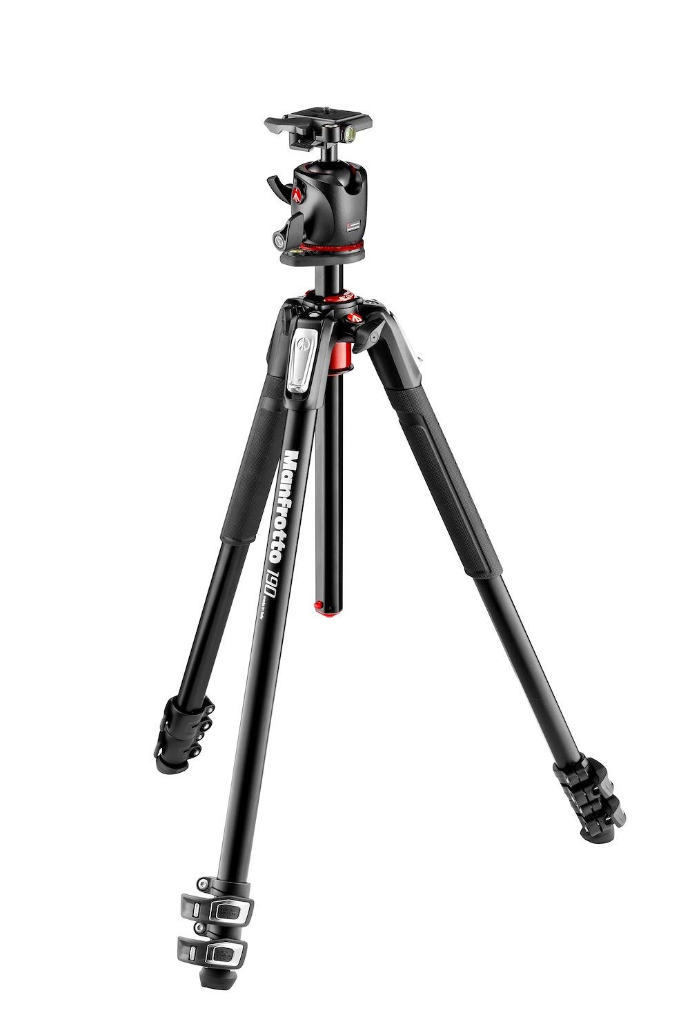 Manfrotto MK190XPRO3-BHQ2 Digitale Film/Kameras Schwarz Stativ - Stative (Digitale Film/Kameras, 7 kg, 3 Bein(e), 171,5 cm, Schwarz, Aluminium)