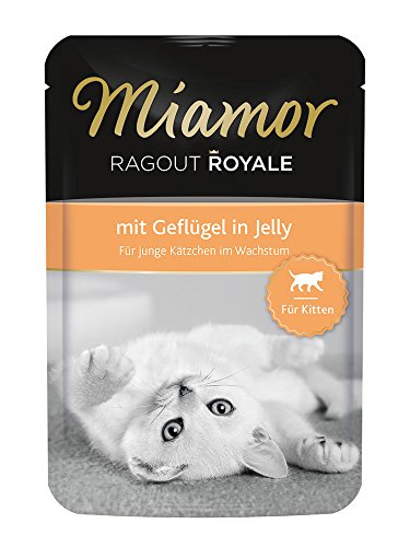 Miamor Ragout Royale, Kitten Geflügel in Jelly