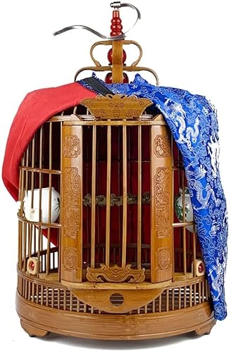 Vogelkäfig Vogelkäfige for Haustiere, Papageienkäfige, dekorative Vogelkäfige, dekoratives Vogel-Set, hochwertiges, langlebiges Vogelfutter, wo der Vogel ruht und schläft ( Size : 30*44cm )