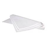 Clairefontaine 393601C Ries (mit 480 Blatt Seidenpapier, 50 x 75 cm, 18 g/qm, ideal für Deko und Bastelprojekte) 1 Ries weiß