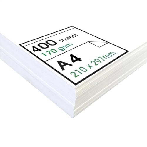Artway ENVIRO Recycling-Papier, A4, 170 g/m², 400 Blatt Zeichenpapier