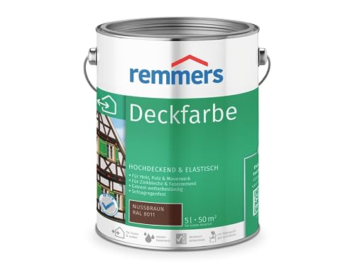 Remmers Deckfarbe (5 l, nussbraun)