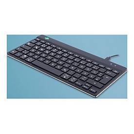 R-Go Ergonomische Tastatur Compact break - Tastatur - USB, USB-C - QWERTZ - Deutsch - Schwarz