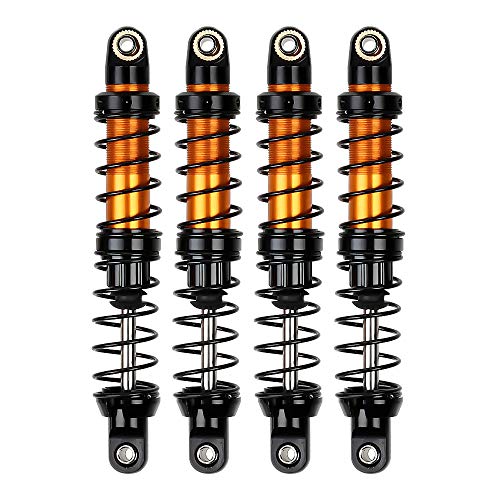 INJORA RC Stoßdämpfer 4pcs RC Shock Absorber RC Dämpfer Set für 1/10 RC Crawler Car Axial SCX10 90046 AXI03007 TRX4 TRX6 (90mm)