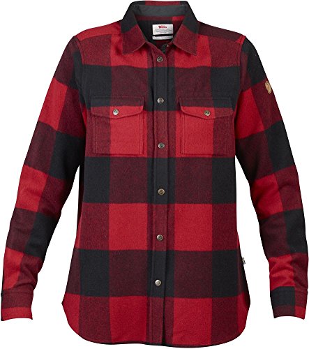 FJÄLLRÄVEN Damen Shirt Canada, Red, M, 90835-320