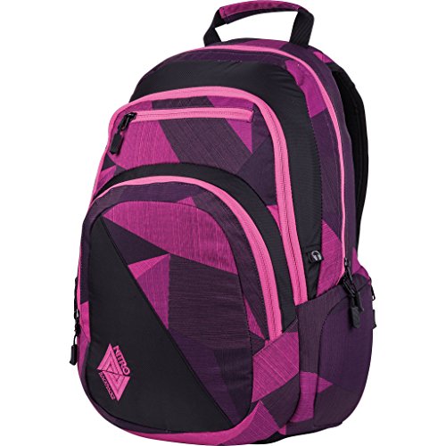 Nitro Stash Rucksack, Schulrucksack, Schoolbag, Daypack, Fragments Purple, 49 x 32 x 22 cm, 29 L