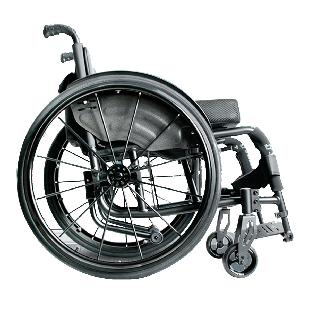 BrightFootBook Freizeitsportrollstuhl, Leichter Faltbarer Rollstuhl, 12 kg, Geeignet für Sport, Fitness, Outdoor und Indoor,40cm