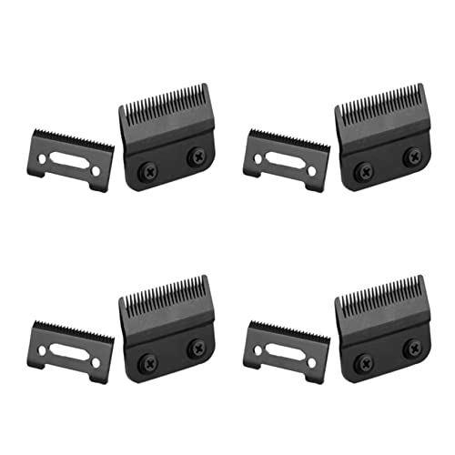 ZOMTTAR 4 Set Ersatzklinge bewegliche Klinge Stahl Zubehör für Klinge Professionelle Haarschneidemaschine Klinge Karton