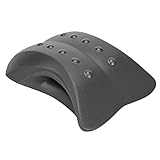 duhe189014 Lumbar Support Pillow ?Lower Back Stretcher Foam Device?Spine Deck Back Biscuit Massager?Lower Back Relief