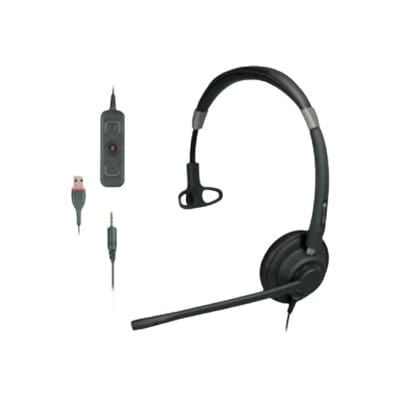 ALCATEL-LUCENT ENTERPRISE AH 21 M II Corded Monaural Premium Headset with volume mute and hook keys (3MK08018AA)