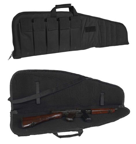 Mil-Tec Rifle Case mit Gurt schwarz 100cm