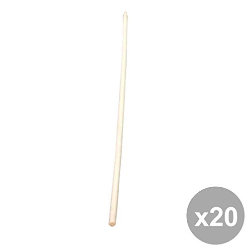 Set 20 Griff Holz mit Loch 140 cm. Art.0037 a Werkzeug Reinigung