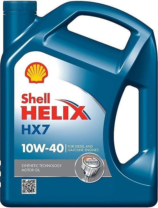 Shell Helix HX7 10 W-Drehgelenk semisintetico Per Motori Benzina 4 Tanica Da 4 Litri