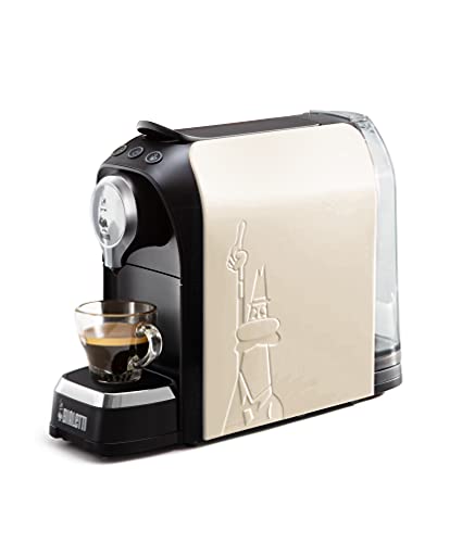 Bialetti Super, Espresso-Kaffeemaschine für AluminiumKapseln, 1200 W, Weiß