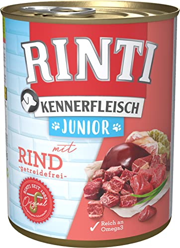 Rinti Kennerfleisch JUNIOR+Rind, 12er Pack (12 x 800 g)