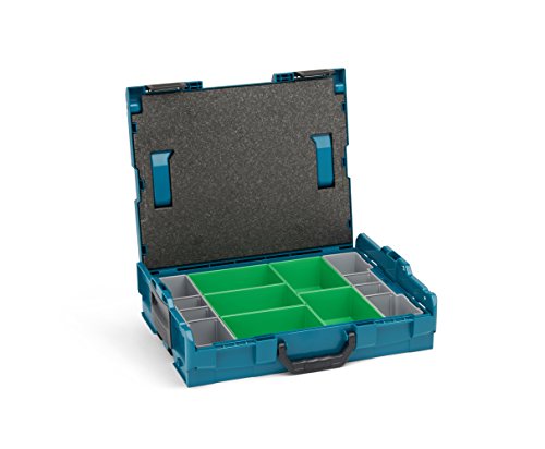 Bosch Sortimo L-Boxx 102 grün inkl. Insetboxenset D3 + Deckelpolster
