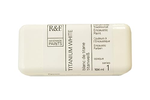 R&F Encaustic 104ml Paint, Titanium White by R&F Encaustic Paints