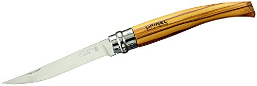 Opinel slimline, größe 10, rostfrei, olivenholz (artikel-nr.: 254095)