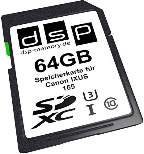 DSP Memory 64GB Ultra Highspeed Speicherkarte für Canon IXUS 165 Digitalkamera