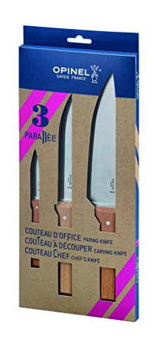 Opinel Kochmesserset - Parallele - 3er Set - Buche - 3er Set