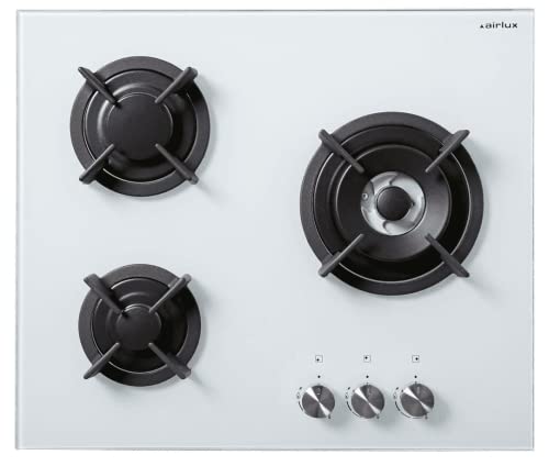 Airlux av635hwh Platte – Platten (integriert, Gas, Glas, weiß, drehbar, oben vor)