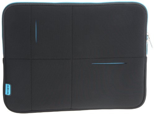 15,6'' AIRGLOW Laptop Sleeve, Black-Blue