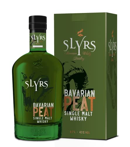 SLYRS Single Malt Whisky Bavarian PEAT 43% vol. 0,7 l Glasflasche