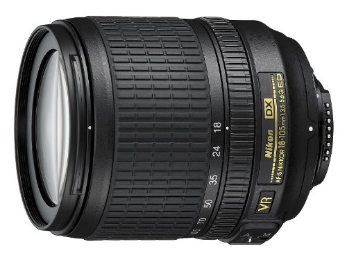 Nikon AF-S DX NIKKOR 18-105mm f/3.5-5.6G ED VR Objectif Noir