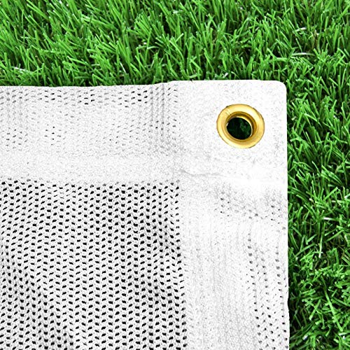 FORZA Hochwertige Bogenschießen Stopp Netze (Grün/Weiß) - eine Auswahl von sechs verschiedenen Pfeilstoppnetz Größen sind erhältlich (Weiß, 3m x 3m)