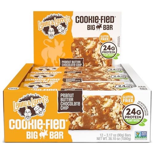 Lenny & Larry's The Complete Cookie-fied Big Bar (12x90g) Peanut Butter Chocolate Chip