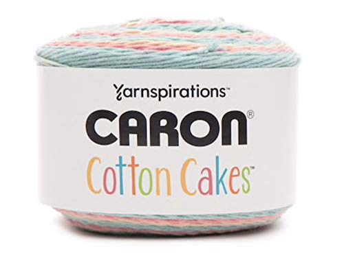 Caron Cotton Cakes Selbststreifen-Garn, 485 m, 250 g (Pfirsichblüte)