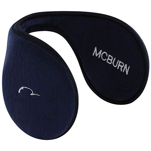 McBURN Earband Basic Ohrenwärmer Damen/Herren - ohrenwärmend Ohrenband Herren Herbst-Winter - One Size blau