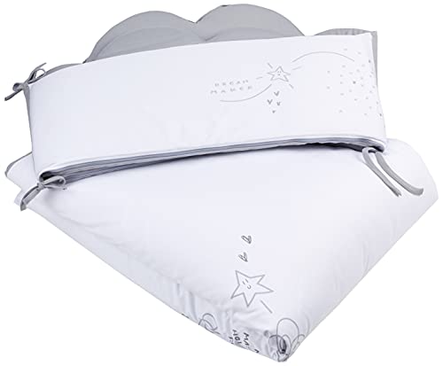 Babyclick Dreier-Bettwäsche (Bettbezug + Schutz + Füllung) Bangpara Kinderbett 70 x 140 cm - Bettbezüge