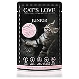 Cat´s Love, JUNIOR, Huhn mit Algenkalk & Distelöl