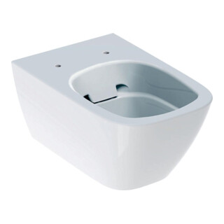 Geberit Wand-Tiefspül-WC Square SMYLE Rimfree, geschlossene Form weiß