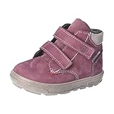 RICOSTA Mädchen Lauflernschuhe Alex,Kinder Boots,WMS:Mittel,lose Einlage,Sympatex,terracare,Booties,wasserdicht,Klettstiefel,Pflaume (380),28 EU