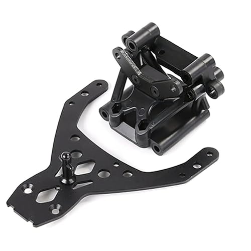 Greendhat Front Towers Bulkhead Supports Kit for HPI Rovan King Motor Baja 5B Buggy Rc Auto Spielzeug Teile ( Color : Black )