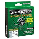 Spiderwire Geflecht Stealth Smooth 8 Stränge 300 m Moss Green – 0,11 mm – 10,3 kg – 15595