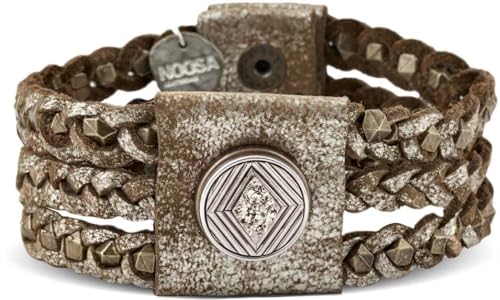 NOOSA-Amsterdam ORIGINAL Armband MORRIGAN metallic gold - ohne Chunk Größe S