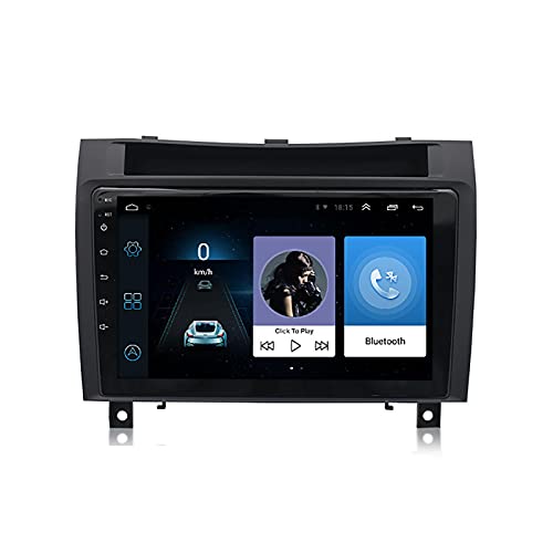 9-Zoll-Autoradio-Stereo-Touchscreen-Kopfeinheit Für Mercedes Benz SLK R171 W171 2000-2011, GPS-Navigation/BT/WiFi/Mirrorlink/SWC/Rückfahrkamera,8 core-4G+WiFi: 2+32G