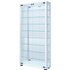 VCM Wandvitrine Hängevitrine Glasvitrine Vitrine Glas Vitrosa Maxi Spiegel Ohne LED-Beleuchtung, Weiß