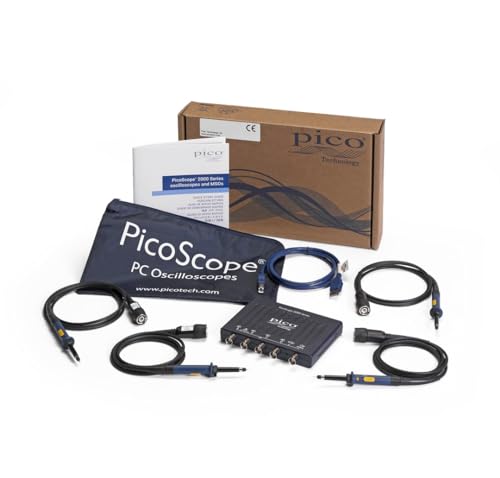 Pico Technology PicoScope 2406B 4-Kanal 50MHz PC USB Digital Handheld Oszilloskop mit Sonden